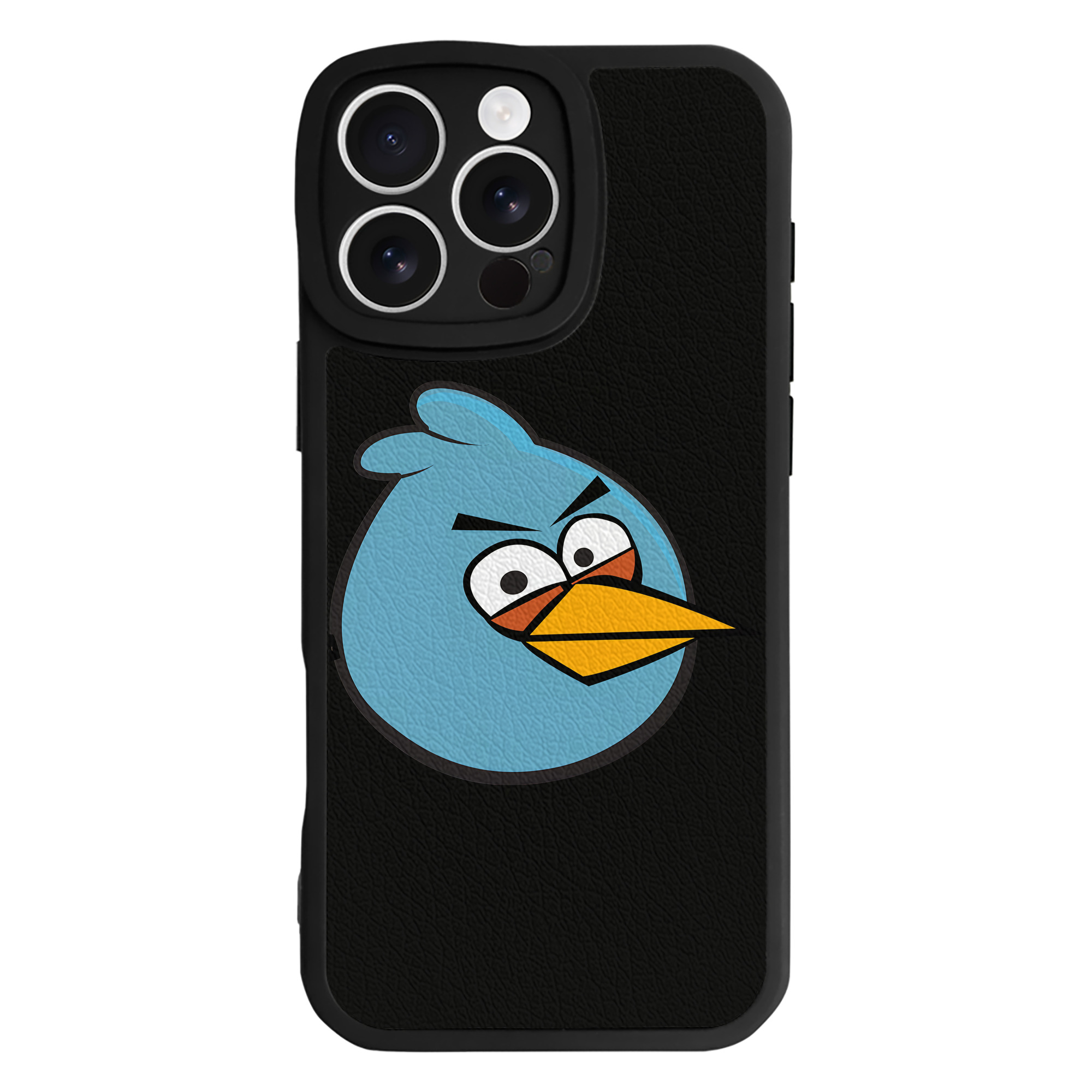 （画像用） Angry Birds アングリーバード 【iPhone 16シリーズ対応】シリコンスマホケース（レザー調） 材質：シリコン